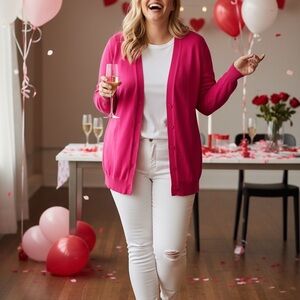 Torrid Pink Button-Front Cardigan Sweater | Super Soft | Size 2 (2X)